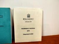 ROLLS ROYCE: Seven Rolls Royce club publications including; Technical Manuals; Bulletins; Chassis plates; and Royal Silver Jubilee Souvenir 1977. - 3