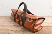 TOOL BAG: A tan tool kit in hessian and vinyl - 2