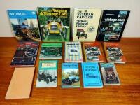 VINTAGE/VETERAN: A collection of fourteen books related to Vintage and Veteran motoring