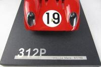 FERRARI: A 1:18 scale 1969 Le Mans Ferrari 312P #19 by Tecnomodel. - 12
