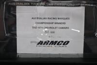 BOB JANE: A Limited Edition&nbsp;ARMCO MODEL CARS 1:43 scale 1970 Chevrolet Camaro&nbsp;as raced by Bob Jane in the 1971 Touring Car Series. Bob Jane signature. Numbered 300/500 - 3