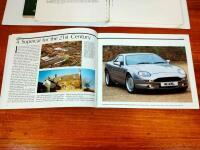 ASTON MARTIN: A printed copy of a DB4GT Workshop manual; Aston Martin DB7 Brochure; and Aston Martin Gold Portfolio 1972-1985 book. - 3