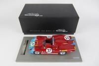 ALFA ROMEO: A 1:18 scale Alfa Romeo 33.3 Coda Lunga by Tecnomodel.