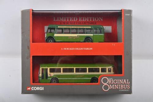 SOUTHDOWN: A Limited Edition 1:76 scale CORGI 'THE ORIGINAL OMNIBUS COMPANY' set (97057). Numbered '0954' of 10,000