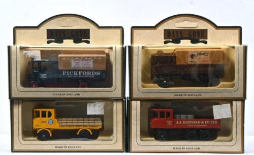 STEAM WAGON: Four 'DAYS GONE' steam wagon models by Lledo. 1930 Foden & 1931 Sentinel models