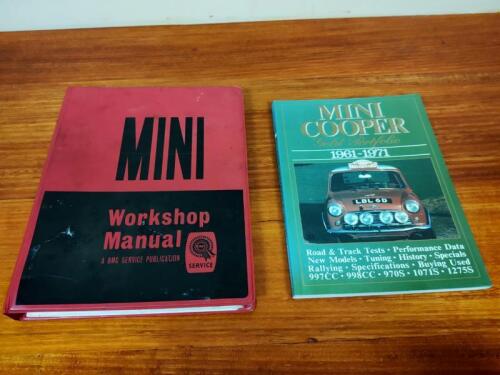 MINI: An original Mini Workshop manual and Mini Cooper Gold Portfolio book