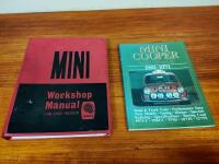 MINI: An original Mini Workshop manual and Mini Cooper Gold Portfolio book