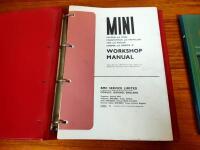 MINI: An original Mini Workshop manual and Mini Cooper Gold Portfolio book - 2
