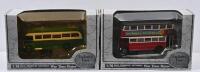 LONDON TRANSPORT: Two Exclusive First Editions 1:76 scale 'War Time Buses'&nbsp;models in 'LONDON TRANSPORT'&nbsp;liveries. AEC&nbsp;Regal 10T 10&nbsp;(99200) in green/cream & A.E.C. STL Class Bus&nbsp;(99204) in cream/red