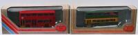 DAIMLER/LEYLAND: Two Exclusive First Editions 1:76 scale bus models. Daimler XF Fleetline&nbsp;(18207), in cream/green&nbsp;'LONDON COUNTRY' livery & Leyland Titan Bus (28802), in red&nbsp;'LONDON TRANSPORT' livery