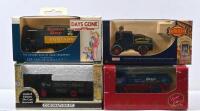 COMMERCIALS: Four scale commercial models. 1927 Fowler Steam Wagon in dark blue 'HALL'S' livery & Special Limited Edition Sentinel Steam Wagon in the livery of 'Newton & Ridley Brewery', numbered '4341' of 5,000 models