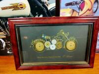 HARLEY-DAVIDSON: One framed Motorcycle Art and two Harley-Davidson books - 2
