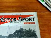 MOTORSPORT: Approximately 40 Motor Sport magazines from 1937 to 1950. - 3
