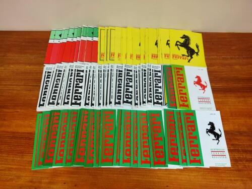FERRARI: A range of Australian Ferrari Register Newsletters from 1975 to 1995
