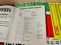 FERRARI: A range of Australian Ferrari Register Newsletters from 1975 to 1995 - 3
