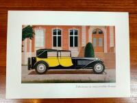 BUGATTI: 'Portfolio Du Centenaire Ettore Bugatti' by Paul Kestler featuring 8 decorative prints - 4