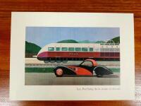 BUGATTI: 'Portfolio Du Centenaire Ettore Bugatti' by Paul Kestler featuring 8 decorative prints - 12