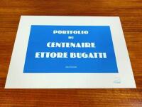 BUGATTI: 'Portfolio Du Centenaire Ettore Bugatti' by Paul Kestler featuring 8 decorative prints - 13