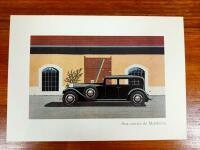 BUGATTI: 'Portfolio Du Centenaire Ettore Bugatti' by Paul Kestler featuring 8 decorative prints - 21