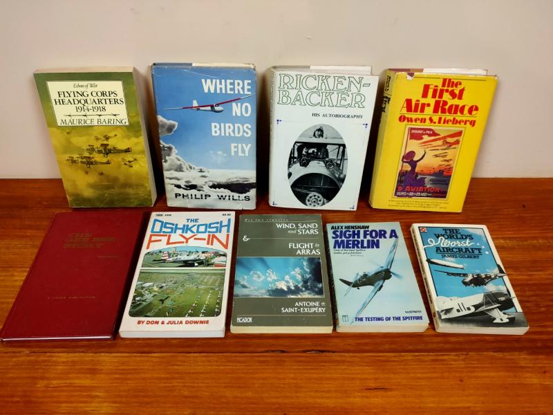 AVIATION: Nine aircraft related books - Price Estimate: $50 - $80