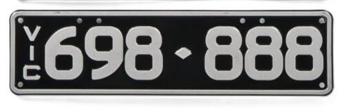 Six-digit Victorian numeric&nbsp;'698-888' registration plates, sold with rights to display - [Location: Melbourne]