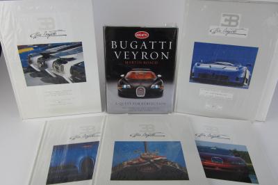 BUGATTI: Collection of books relating to Bugatti automobiles.