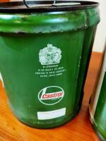 CASTROL: Three 20 litre Castrol motor oil drums - 6