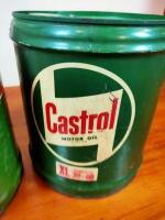 CASTROL: Three 20 litre Castrol motor oil drums - 7