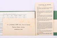 AC: An&nbsp;1937&nbsp;AC model range brochure. with Price List & Optional Extra cards - 5