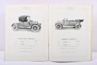 ADAMS CARS: A 1911/1912 'ADAMS CARS - SELF-STATER' sales brochure - 2