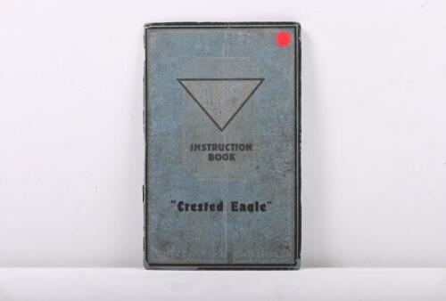 Alvis: A 'Alvis Instruction Book "Crested Eagle"