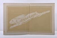 APPERSON: A 1913 'FAMOUS APPERSON' model range sales brochure - 2