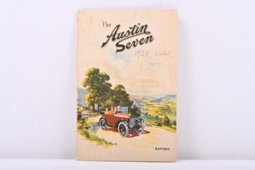 23 · AUSTIN: A 1928 The Austin Seven EXPORT model range catalogue (PUBLICATION 611.E)