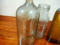 LAUREL KEROSENE: collection of 6 glass bottles - 3