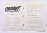 AUBURN: A 1913 'The AUBURN - THE MOST FOR THE MONEY' sales brochure - 2