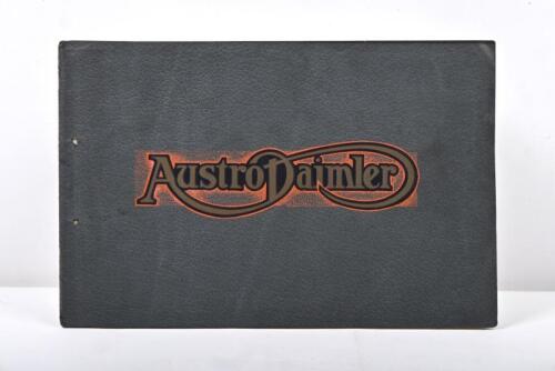 AUSTRO-DAIMLER: A 1911 Austro-Daimler 'MOTOR CARS' sales brochure (List B.)