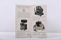 AUTO UNION: An original 1939 'Automobile Motorrader Motoren' DAS PROGRAMM DER AUTO UNION'. Features DKW Motorcycle, DKW Wagen, Wanderer - Automobile, AUDI-HORCH, DKW MOTOR entries - 3