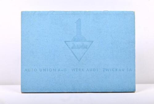 AUTO UNION: An Audi Auto Union brochure. 1935
