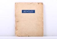 BENTLEY: A 1930s&nbsp;Bentley 4&frac14; Litre 'The Silent Sports Car' sales brochure. As prepared by BENTLEY MOTORS LIMITED