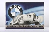 BMW: A 1936 BMW 2Ltr Sport six page sales brochure