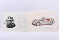 BMW: A 1936 BMW 2Ltr Sport six page sales brochure - 2