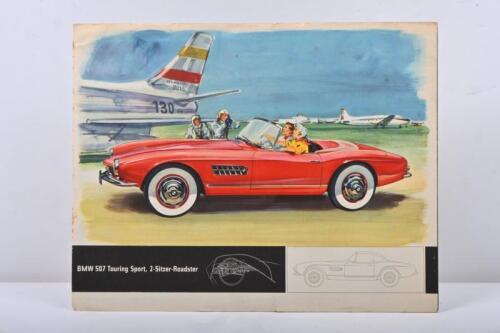 BMW: A rare 1950's sales brochure for the BMW 507 Roadster and BMW 503 Convertible and Coupe. German Edition