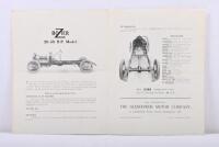 BOZIER: An original&nbsp;Bozier 20-30 H.P. Chassis&nbsp;sales brochure - 2