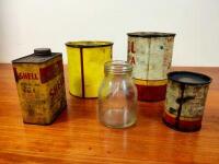 SHELL: Five Shell related items include an embossed oil bottle - 3