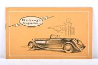 BROUGH SUPERIOR: A 1930's Brough Superior 3.5 Litre Dual Purpose sales brochure
