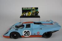 PORSCHE: Two scale Porsche racing models.