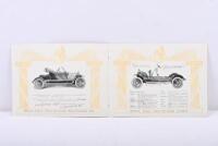 BRITON:&nbsp;A 'BRITON CARS' SALES RANGE CATALOGUE. 1912 - 3