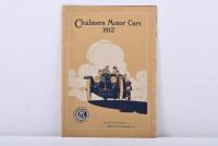 CHALMERS: A 1912 Chalmers Motor Cars brochure