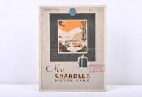 CHANDLER: An original circa 1920's 'The New CHANDLER MOTOR CARS', 'Six Series' model sales catalogue