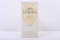CITROEN: An original and early 'THE 10 HP CITROEN' fold out sales brochure